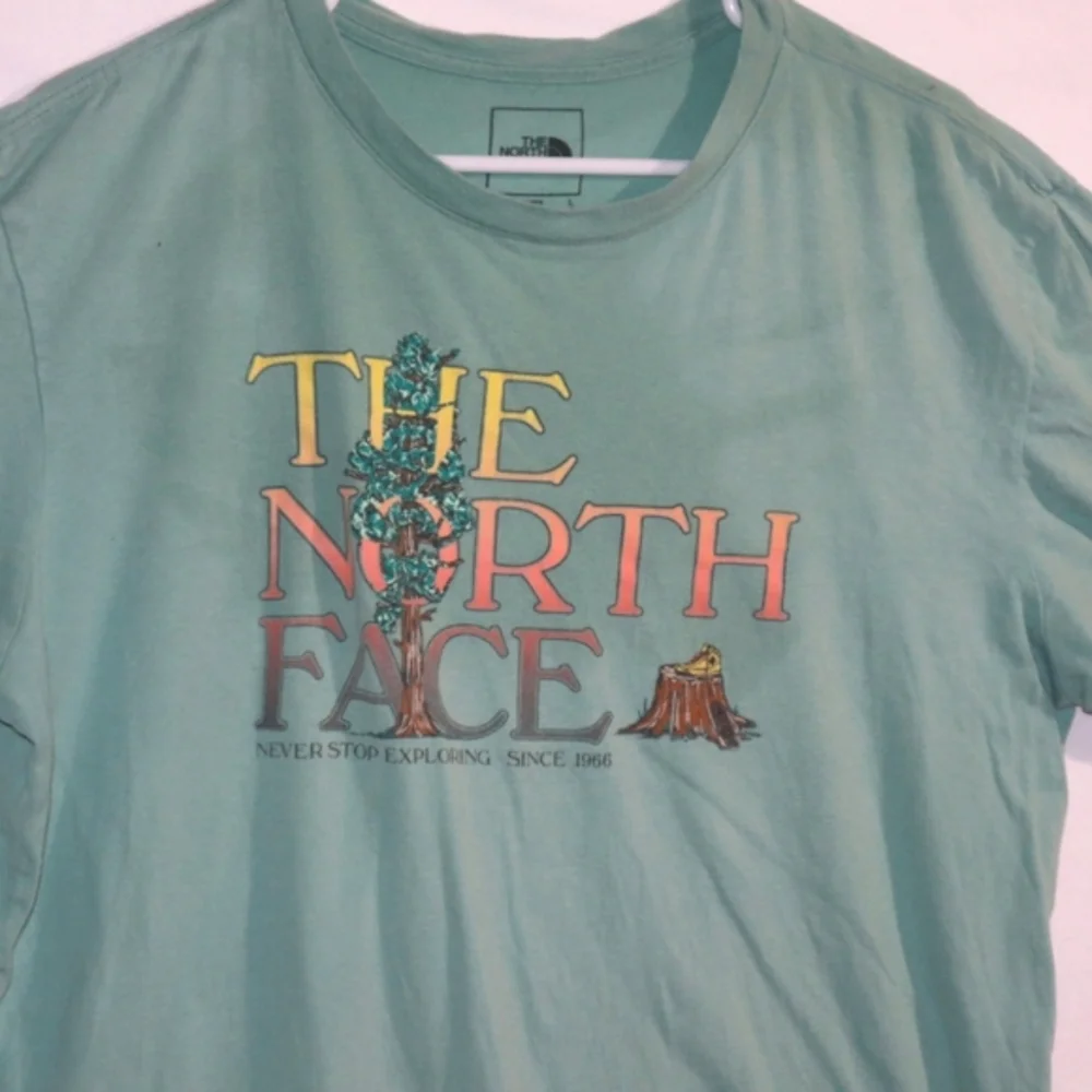 The North Face Thrased Green Tee‎ UNISEX Size L